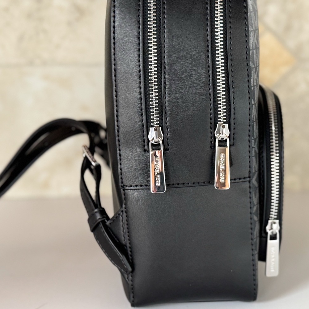 Michael Kors Jaycee Medium Backpack MK Ombre Black Multi - Picture 14 of 14